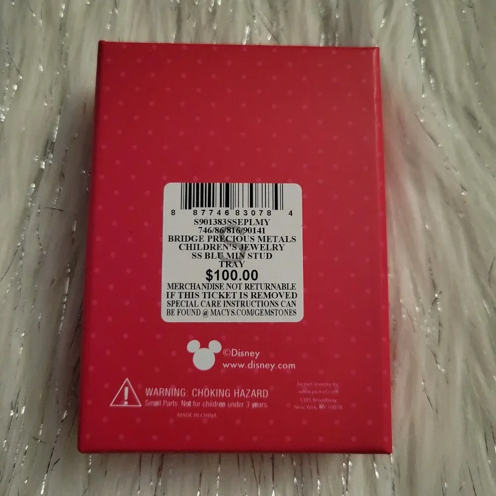 Disney Minnie Mouse Stud Earring and Trinket Dish Set - Picture 4 of 5